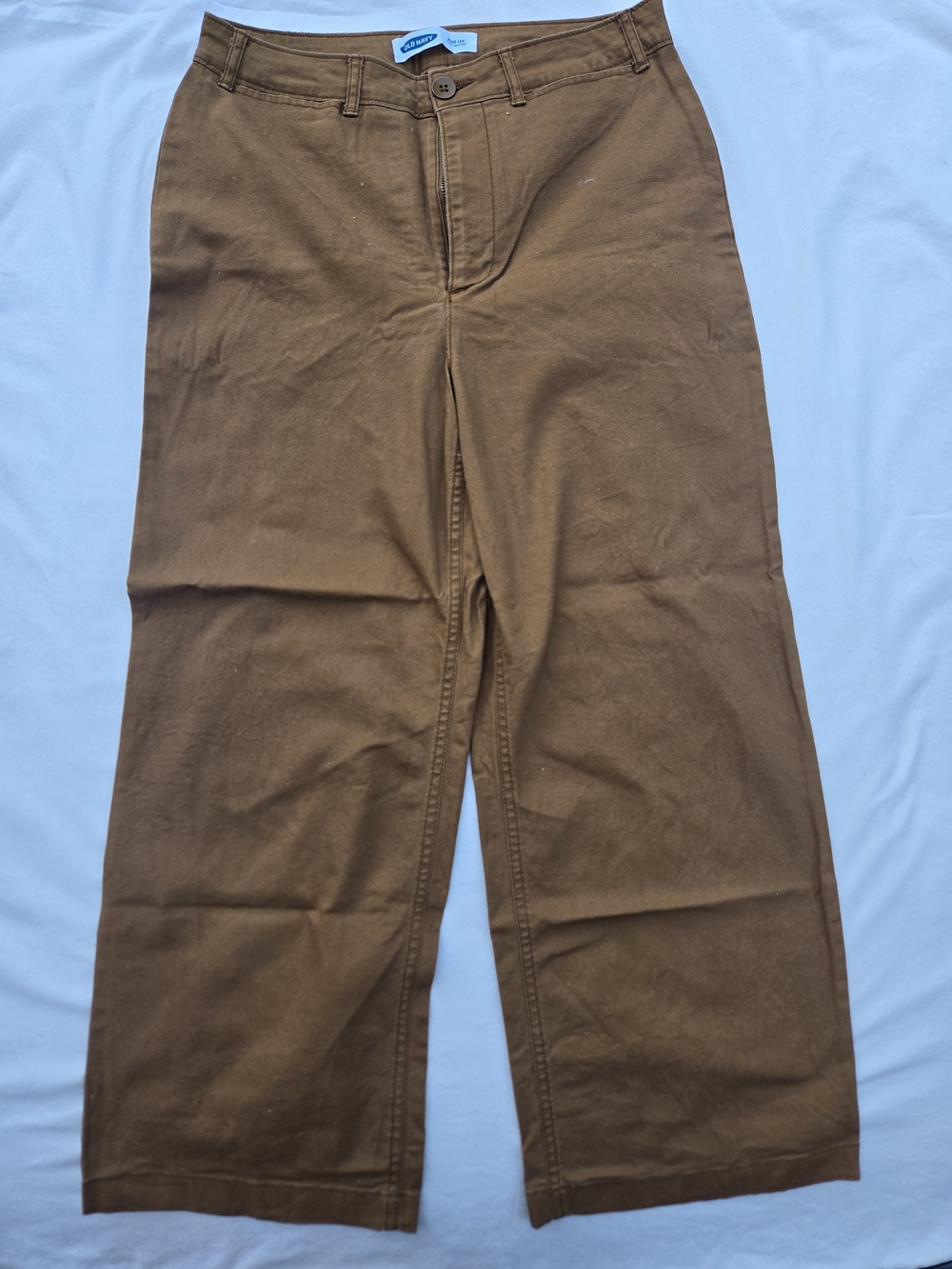 Old Navy Brown Cropped Wide-Leg Women's Pants